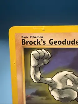 Brock's Geodude 68/132 Common Gym Challenge WOTC Pokemon LP - Image 2