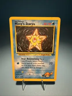Pokemon - Gym Challenge Misty's Staryu 92/132 2000 Wizards - Image 1