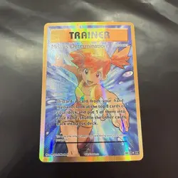 Pokemon TCG Misty's Determination XY Evolutions Full Art Holo 108/108 LP - Image 1