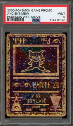 Pokemon Ancient Mew Movie 2000 Promo PSA 9 Mint - Image 1
