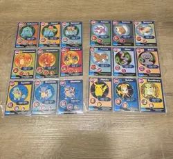Pokemon 1999 Burger King PokeTrivia Original 151 Complete Set - Sleeved - Image 1