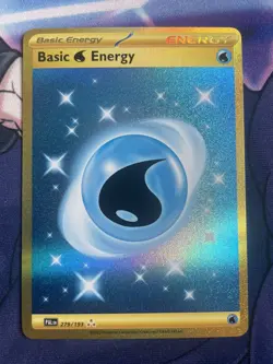 2023 Pokemon BASIC WATER ENERGY #279/193 Scarlet & Violet Paldea Evolved English - Image 1