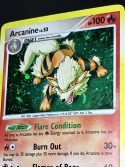 🔥 2009 Arcanine Lv. 53 1/111 Platinum Rising Rivals HOLO Pokemon TCG (LP) 🔥 - Image 3