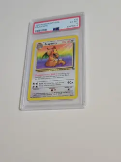 Dragonite - Pokemon Fossil #19 - Excellent to Near Mint PSA 6 - Image 1
