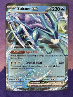 Suicune EX #10 Pokemon TCG Classic Blastoise Deck - Image 1