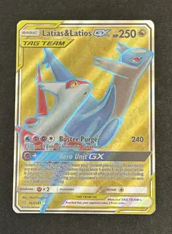 Pokemon Latias & Latios GX Tag Team Gold Holo 169/181 - Image 2