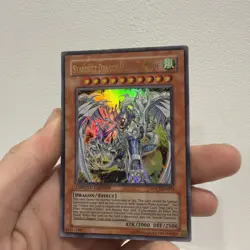 YUGIOH STARDUST DRAGON/ASSAULT MODE ULTRA RARE DPCT-EN003 LIMITED EDITION LP - Image 1