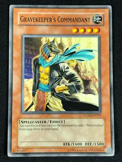 YUGIOH GRAVEKEEPER’S COMMANDANT TU02-EN019 COMMON (NM) - Image 1