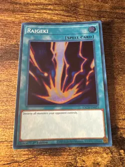 Raigeki Super Rare 1st Edition SDCH-EN021 Yugioh - Image 1