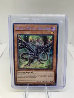 Yugioh Black Metal Dragon RA04-EN016 1st Edition Secret Rare LP - Image 1