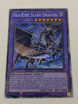 Yugioh Red-Eyes Slash Dragon x 3 - 1st Edition Starlight Rare NM - Free Holo - Image 2