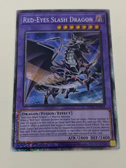 Yugioh Red-Eyes Slash Dragon x 3 - 1st Edition Starlight Rare NM - Free Holo - Image 3