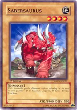 3 x Sabersaurus - POTD-EN002 - Common - Unlimited Edition Near Mint, English - Image 1