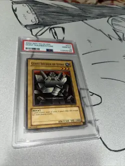 Yugioh 2002 Sdp- 007 Giant Solider Of Stone Psa 10 Pop 1 - Image 1
