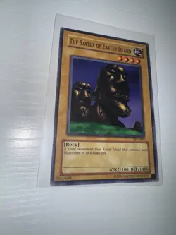 Yu-Gi-Oh the Statue of Easter Island TP1-019 TP1-E019 Common, VG/Near Mint - Image 1