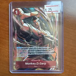 Monkey D Garp Alt Art OP13-016 Carrying on His Will - One Piece English TCG NM - Image 1