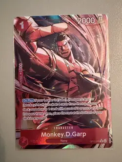 Monkey D. Garp Alt Art OP13-016 - One Piece English Card - Carrying on His Will - Image 1