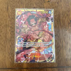 Gol.D.Roger OP09-118 SEC One Piece Blue Card Foil TCG Emperor And the New World - Image 1