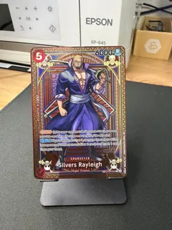 One Piece 2025 Fist of Divine Speed Silvers Rayleigh SP OP09-005 ENGLISCH - Image 1