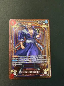 One Piece 2025 Fist of Divine Speed Silvers Rayleigh SP OP09-005 ENGLISCH - Image 3