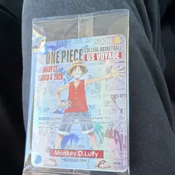 Bandai Namco One Piece Card Game US Voyage Monkey D. Luffy Promo Character Card - Image 3