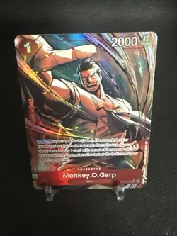 Monkey D Garp Alt Art OP13-016 Carrying on His Will - One Piece English - Image 4
