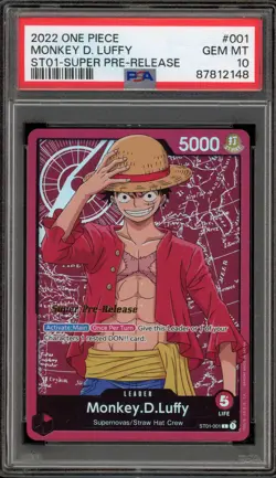 One Piece CCG Monkey.D.Luffy Manga Alternate Art OP11-118 PSA 10 Gem Mint - Image 1