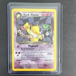 Pokemon TCG Dark Hypno Team Rocket 9/82 Holo Rare Unlimited Card - Image 1