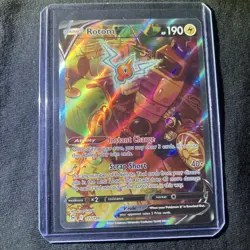 Pokemon TCG Rotom v Lost Origin Alternate Art Holo Ultra Rare Card 177/196 - Image 1