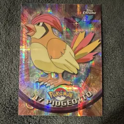 Pidgeotto #17 Topps 2000 Chrome holo foil Pokemon Card - Image 1