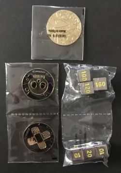 Lucario Metal Pokemon Coin Dice Tokens Condition Markers Card Game SEALED NEW - Image 1