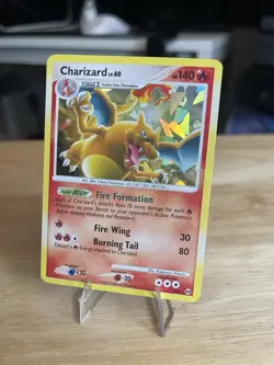 Charizard Platinum Arceus Promo Cracked Ice Holo 1/99 Pokemon Card 2009 - Image 1