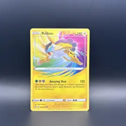 Raikou 050/185 Swsh04: Vivid Voltage Amazing Rare Holo - Pokemon TCG Card [NM] - Image 1