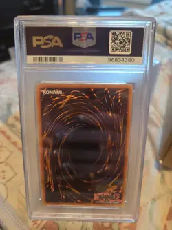 Yu-Gi-Oh Card of Sanctity TLM-EN037 PSA 10 GEM MINT 1st Edition Ultimate Rare! - Image 2