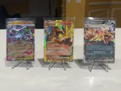 Pokemon Charizard Lot (3 Cards) – EX / Tera / Mega – Holo – - Image 1
