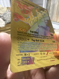 Pokemon Pikachu & Zekrom GX Team Up Card Secret Rare Nm Rainbow - Image 2