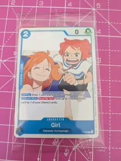 Op14 Pre Release Promo Girl P-096 Sealed One Piece TCG Card Game - Image 1