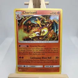 Charizard 14/181 Cracked Ice Holo Promo Sun & Moon Team Up Pokemon Card LP/NM - Image 1