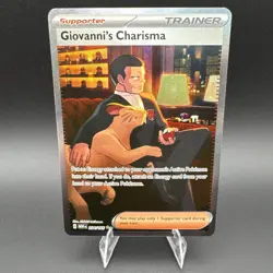 Giovanni’s Charisma 207/165 - SAR - SV 151 - Pokemon TCG - Full Art Trainer Card - Image 1