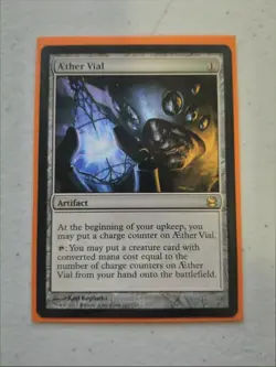 Magic the Gathering Card - Rare - Aether Vial - Excellent Condition - Image 1