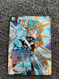 Ultimate Force SSB Vegito Dragon Ball Super Card BT2-123 SCR - Image 1