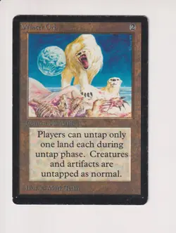 WINTER ORB BETA RARE MAGIC THE GATHERING MTG VINTAGE TCG CARD MARK TEDIN - Image 1