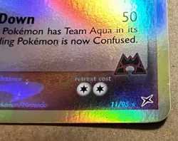 POKEMON EX TEAM MAGMA VS TEAM AQUA HOUNDOOM REVERSE HOLO CARD 11/95 LP - Image 2