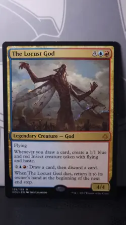 The Locust God 139/199 Hour of Devastation MTG Mythic - Image 1
