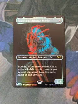 Marvin, Murderous Mimic - Borderless Foil | 7% Off 2+ | Duskmourn | NM | MTG - Image 1
