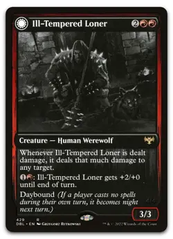 Ill-Tempered Loner #429 (NM) Innistrad Double DBL Magic MTG - Image 1