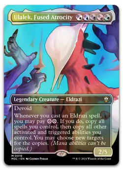 Ulalek, Fused Atrocity (Borderless) #16 (Foil) NM Modern Horizons 3 Magic MTG - Image 1