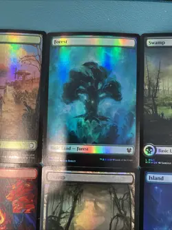18* FOIL FULL ART BASIC LAND ASSORTED NM PACK BULK LOT - Image 3