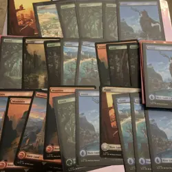 assassins creed mtg full art lands non foil x43 - Image 1