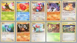 Pokemon HGSS Triumphant Regular Vintage Bulk Card Lot x40 NM 💎 (6 RARES!) - Image 2